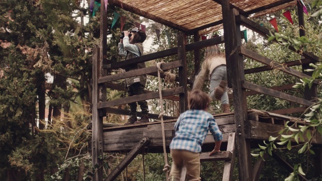 Video Reference: Plant, Shorts, Wood, Fence, Leisure, T-shirt, Landscape, Toddler, Grass, Forest