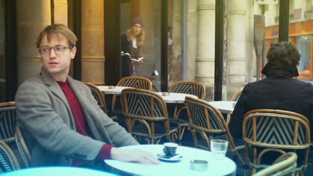 Video Reference: Table, Tableware, Furniture, Chair, Comfort, Plate, Drinkware, White-collar worker, Event, Conversation