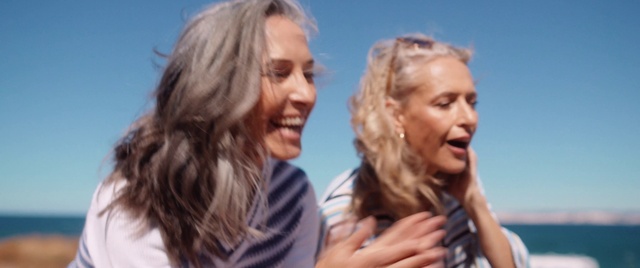 Video Reference: Nose, Smile, Sky, Happy, Gesture, People in nature, Travel, Leisure, Fun, Wrinkle