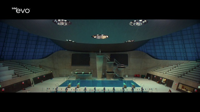 Video Reference: Building, Field house, Chair, Swimming pool, Window, Leisure, Technology, Space, Ceiling, Indoor games and sports