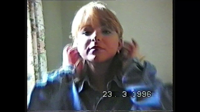 Video Reference: Nose, Eyelash, Jaw, Gesture, Wings, Flash photography, Fun, Layered hair, Electric blue, Display device