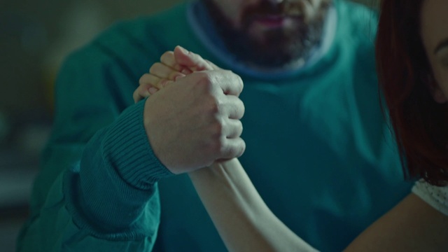 Video Reference: Joint, Hand, Arm, Leg, Azure, Comfort, Human body, Sleeve, Gesture, Finger