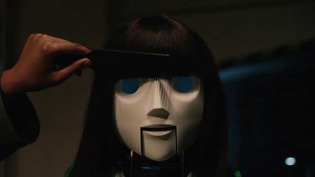 Video Reference: Lip, Vision care, Eyelash, Mouth, Jaw, Eyewear, Wig, Black hair, Bangs, Hime cut