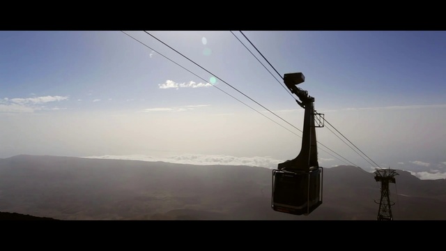 Video Reference: Sky, Cloud, Electricity, Horizon, Landscape, Slope, Cable car, Mountain, Electrical supply, City