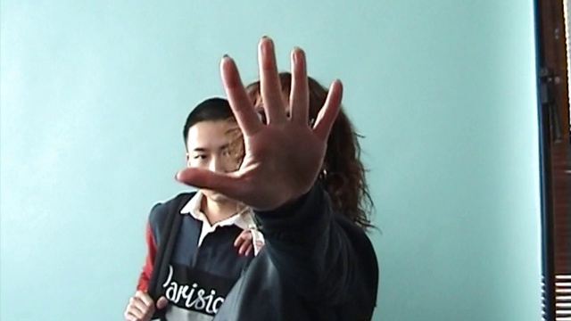 Video Reference: Neck, Flash photography, Jaw, Sleeve, Gesture, Finger, Happy, Eyelash, Cool, Elbow