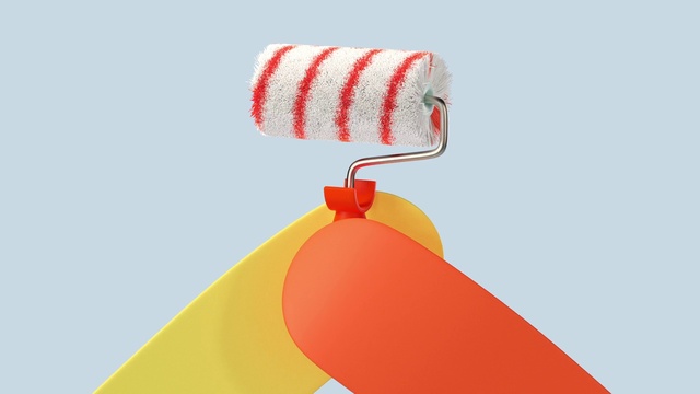 Video Reference: Font, Art, Tints and shades, Fashion accessory, Carmine, Electric blue, Peach, Graphics, Illustration, Rectangle