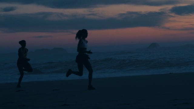 Video Reference: Cloud, Water, Sky, People on beach, People in nature, Gesture, Beach, Dusk, Coastal and oceanic landforms, Happy