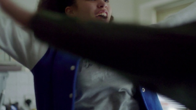 Video Reference: Sleeve, Gesture, Collar, Dress shirt, Elbow, Formal wear, Event, Happy, Electric blue, White-collar worker
