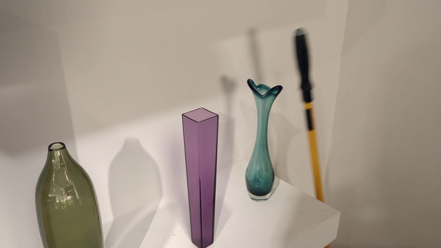 Video Reference: Drinkware, Vase, Purple, Art, Shelf, Artifact, Creative arts, Serveware, Shelving, Ceramic