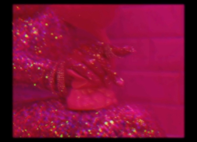 Video Reference: Purple, Violet, Pink, Magenta, Rectangle, Display device, Font, Event, Electric blue, Carmine