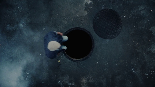 Video Reference: Water, Asphalt, Liquid, Road surface, Gas, Astronomical object, Circle, Space, Electric blue, Personal protective equipment