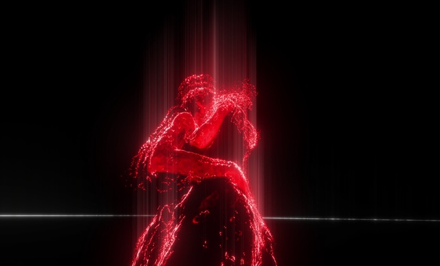 Video Reference: Performing arts, Entertainment, Magenta, Automotive lighting, Visual effect lighting, Water, Electric blue, Event, Darkness, Art