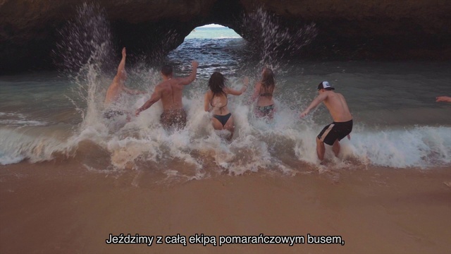 Video Reference: Water, Shorts, Beach, People on beach, Outdoor recreation, Body of water, Swimwear, Leisure, Recreation, Wind wave