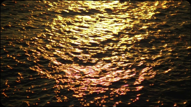 Video Reference: Water, Liquid, Amber, Fluid, Body of water, Gold, Afterglow, Horizon, Sunset, Astronomical object