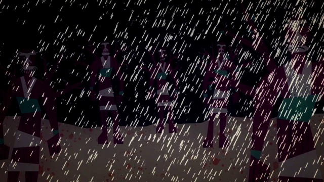 Video Reference: Water, Purple, Violet, Magenta, Font, Pattern, Space, Event, Fashion accessory, Electric blue