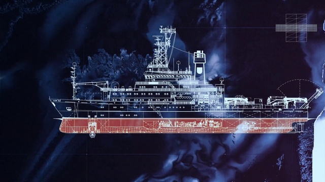 Video Reference: Boat, World, Naval architecture, Font, Watercraft, Ship, Rectangle, Space, Electric blue, Naval ship