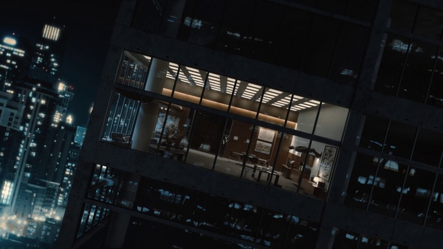 Video Reference: Building, Window, Tower block, Condominium, Facade, Tints and shades, Commercial building, Urban design, Glass, Midnight