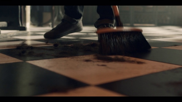 Video Reference: Black, Wood, Road surface, Flooring, Asphalt, Grey, Floor, Finger, Hardwood, Font