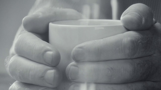 Video Reference: Hand, Drinkware, Black, Cup, Finger, Gesture, Nail, Style, Thumb, Black-and-white