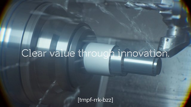 Video Reference: industrial, machinery, metal, spindle, manufacturing, automation, engineering, factory, machining, close-up, technology, innovation, machine tool, process, motion blur, text overlay