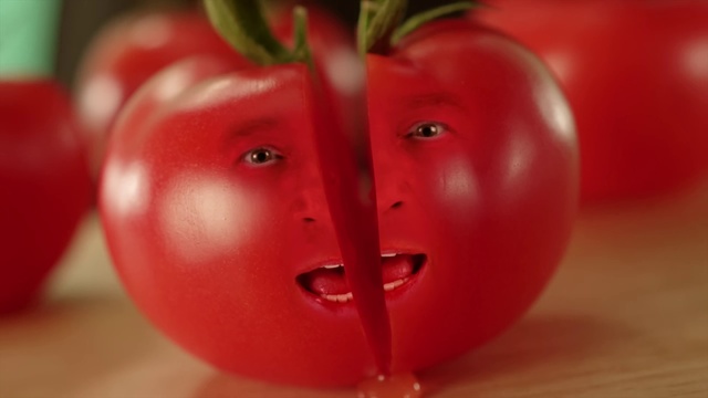Video Reference: Plant, Fruit, Plum tomato, Natural foods, Vegetable, Art, Produce, Close-up, Serveware, Ceramic