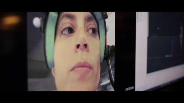 Video Reference: Nose, Chin, Eyebrow, Mouth, Eyelash, Jaw, Television, Flash photography, Television set, Gadget