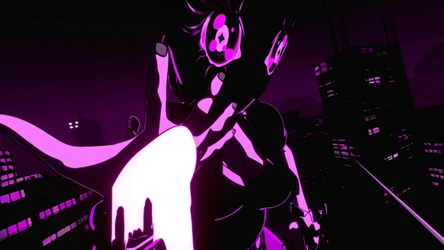 Video Reference: Purple, Violet, Entertainment, Pink, Music, Font, Magenta, Art, Performing arts, Event