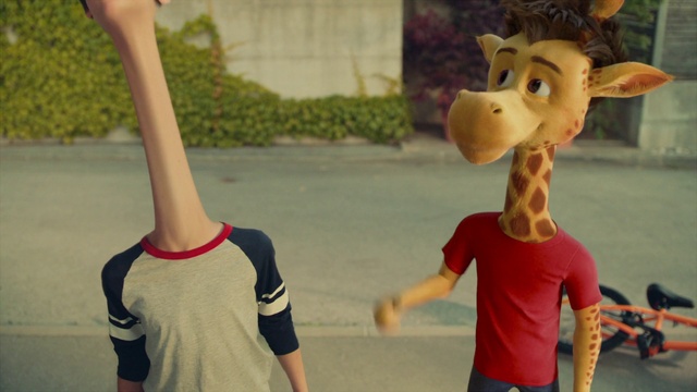 Video Reference: Giraffidae, Giraffe, Happy, Gesture, Interaction, Fawn, Leisure, Grass, Recreation, Art