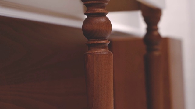 Video Reference: Brown, Wood, Wood stain, Varnish, Hardwood, Baluster, Pattern, Rectangle, Pedestal, Metal