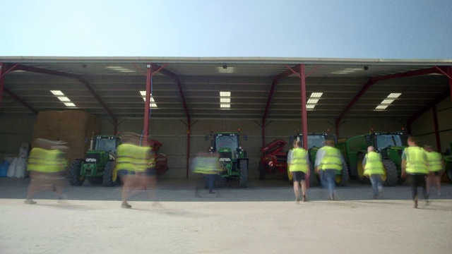 Video Reference: Asphalt, High-visibility clothing, Leisure, Gas, Shade, Concrete, Vest, Workwear, Recreation, Personal protective equipment