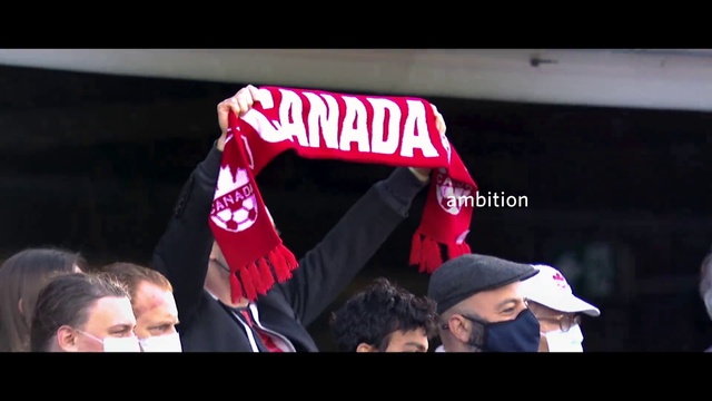 Video Reference: Cap, Hat, Gesture, Baseball cap, Fan, Font, Event, Magenta, T-shirt, Crowd