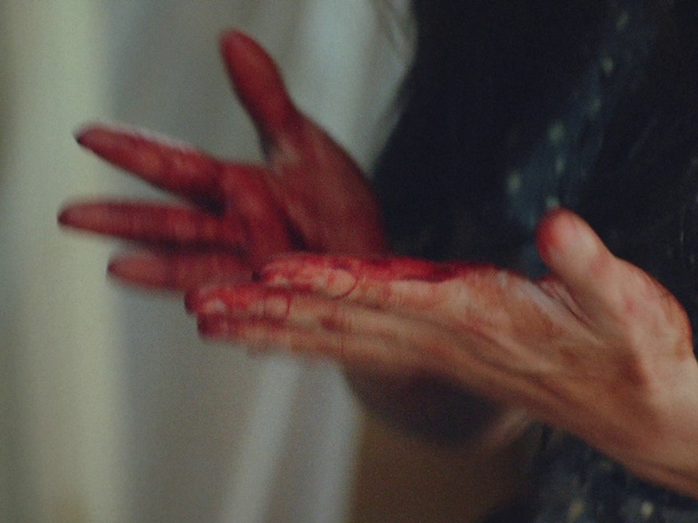 Video Reference: Gesture, Finger, Thumb, Nail, Wrist, Tints and shades, Nail care, Carmine, Sign language, Peach