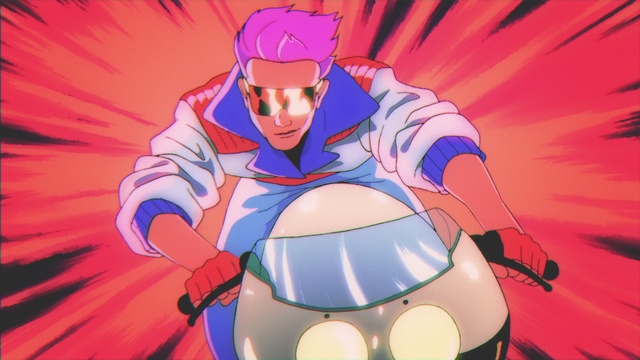 Video Reference: Cartoon, Mouth, Gesture, Pink, Art, Cg artwork, Red, Black hair, Electric blue, Animated cartoon