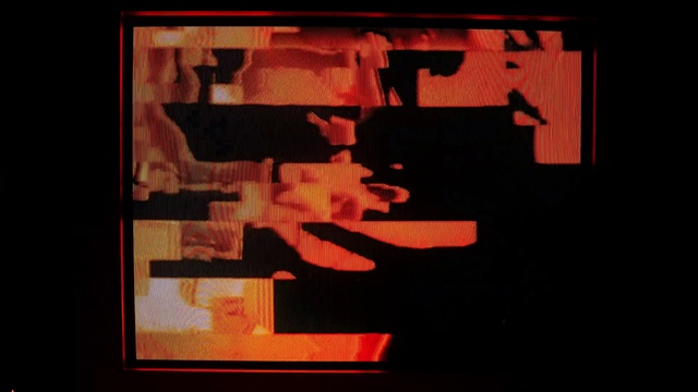 Video Reference: Brown, Rectangle, Wood, Orange, Font, Art, Creative arts, Tints and shades, Magenta, Paint