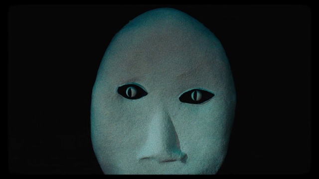 Video Reference: Eye, Human body, Jaw, Electric blue, Science, Darkness, Fiction, Animation, Personal protective equipment, Circle