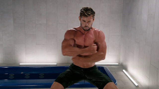 Video Reference: Hand, Stomach, Arm, Muscle, Leg, Human body, Shorts, Jaw, Thigh, Waist