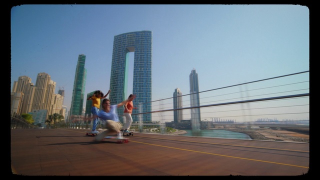 Video Reference: Sky, Building, Skyscraper, Tower, Asphalt, Road surface, Travel, Tower block, Road, City