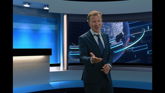 Video Reference: Suit trousers, World, Coat, Automotive design, Gadget, Spokesperson, Suit, Display device, Tie, Television presenter