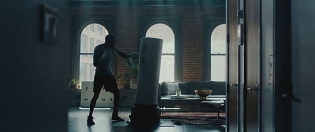 Video Reference: Window, Building, Shorts, Glass, Art, Human leg, Flooring, Knee, Room, City