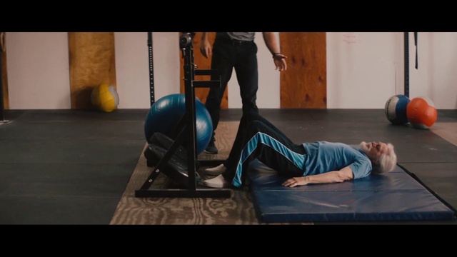 Video Reference: Knee, Wood, Thigh, Floor, Flooring, Sportswear, Chest, Hardwood, Performing arts, Abdomen