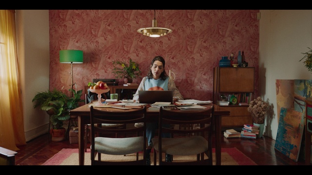 Video Reference: Furniture, Table, Plant, Houseplant, Interior design, Comfort, Building, Flowerpot, Wood, Computer
