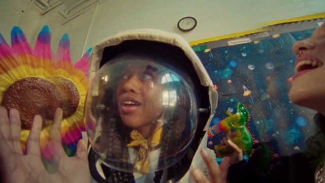 Video Reference: Human, Smile, Iris, Happy, Eyewear, Eyelash, Fun, Event, Personal protective equipment, Selfie