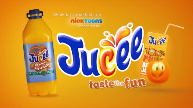 Video Reference: orange juice, advertisement, product shot, beverage, bottle, carton, logo, orange background, slogan, kids TV, promo, drink, juice, commercial, straw, smiley face