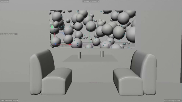 Video Reference: Plant, Grey, Couch, Font, Rectangle, Circle, Art, Comfort, Chair, Pattern
