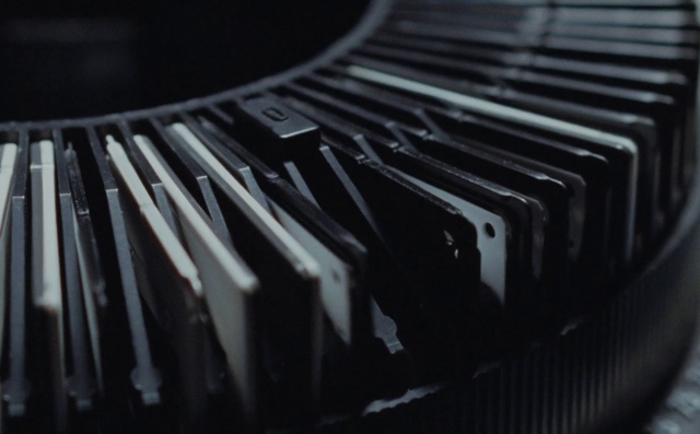 Video Reference: Automotive tire, Automotive design, Office equipment, Font, Technology, Metal, Office supplies, Pattern, Monochrome photography, Cutlery