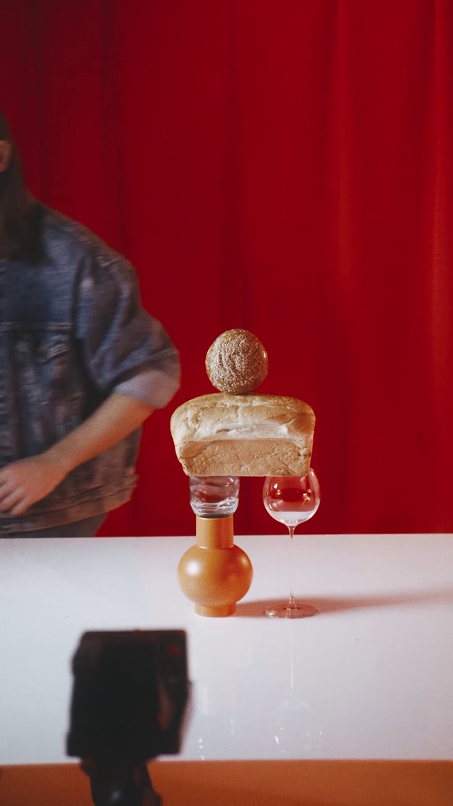 Video Reference: Sleeve, Orange, Wood, Curtain, Peach, Rectangle, Art, Artifact, Fashion accessory, Magenta