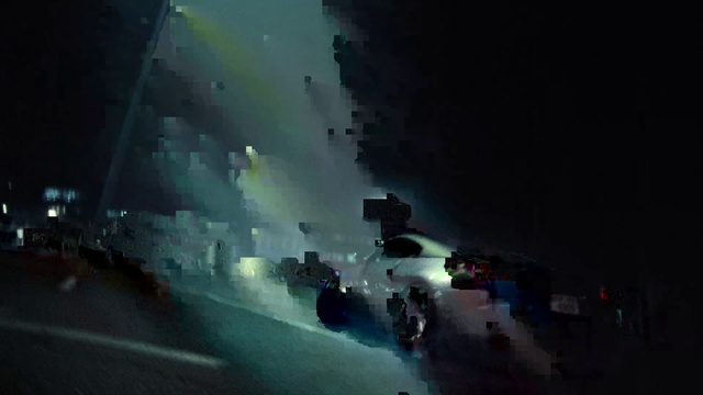 Video Reference: Automotive lighting, Atmospheric phenomenon, Headlamp, Asphalt, Vehicle, Car, Landscape, Midnight, Event, Space