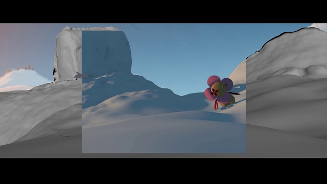 Video Reference: Sky, Slope, Mountain, Travel, Landscape, Flag, Wing, Screenshot, Ice cap, Mountain range