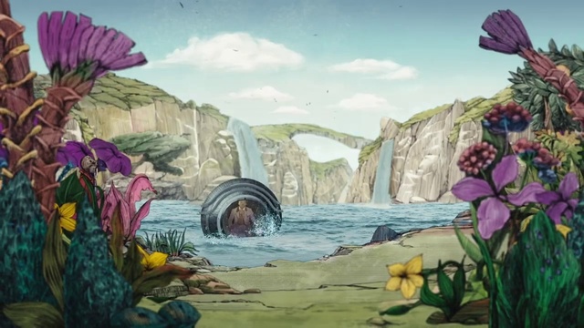 Video Reference: Water, Cloud, Sky, Flower, Plant, Nature, Natural environment, Paint, Natural landscape, Painting