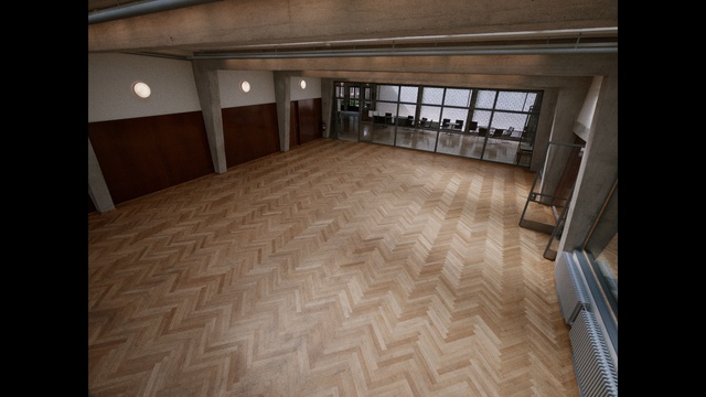 Video Reference: Wood, Floor, Flooring, Hall, Hardwood, Ceiling, Event, Tile flooring, Building, Room